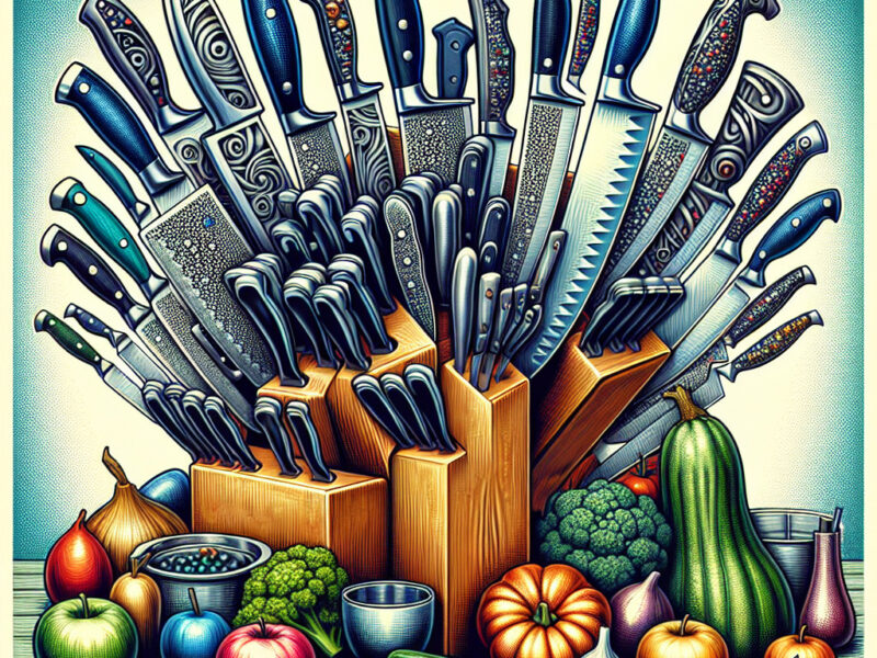 Zestawy noży kuchennych: Noże do otwierania ostrych skorupiaków.